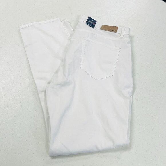 johnnie-O Carmel Sateen 5-Pocket Pants White Size 38W x 32L NWT  Dress up in sty - Picture 6 of 6